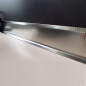 Preview: Edelstahl Fußleiste Raute geprägt 1mm stark